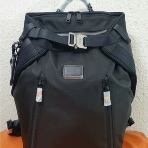 New in box Tumi Alpha Bravo Grant Black Ballistic Nylon Men's Backpack